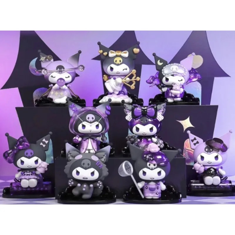 

Sanrio Kuromi Werewolf Kill Series Неоткрытые оригинальные игрушки, модные игрушки, изделия ручной работы, мультяшные модели, милые подарки для девочек