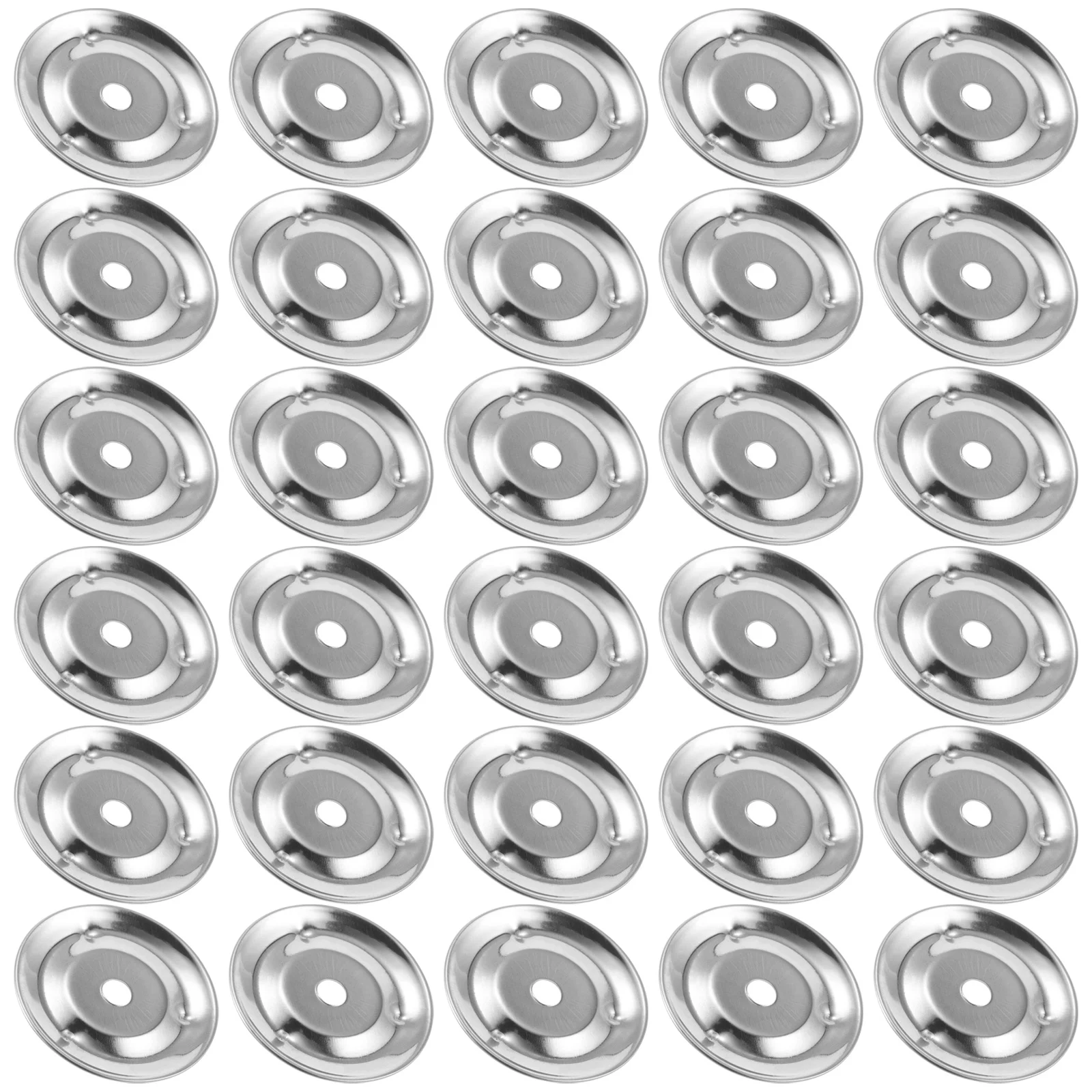 50 قطعة حلقات جرس الدف من الفولاذ المقاوم للصدأ لقطع غيار الصنج الطبل ملحقات أدوات الإيقاع