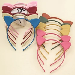 12 pz/set fasce per orecchie di gatto per ragazze fascia per capelli in plastica opaca orecchie di gattino fasce per capelli decorazione per la famiglia accessori per capelli per feste