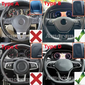ABS-Kohlefaser-Druckpaddelverschiebung, Volkswagen Amarok VW Jetta Nivuss Virtus T-Cross Golf Mk8 R GTI Crossfox 6 Hauptverkaufszubehör VW Virtus - №3