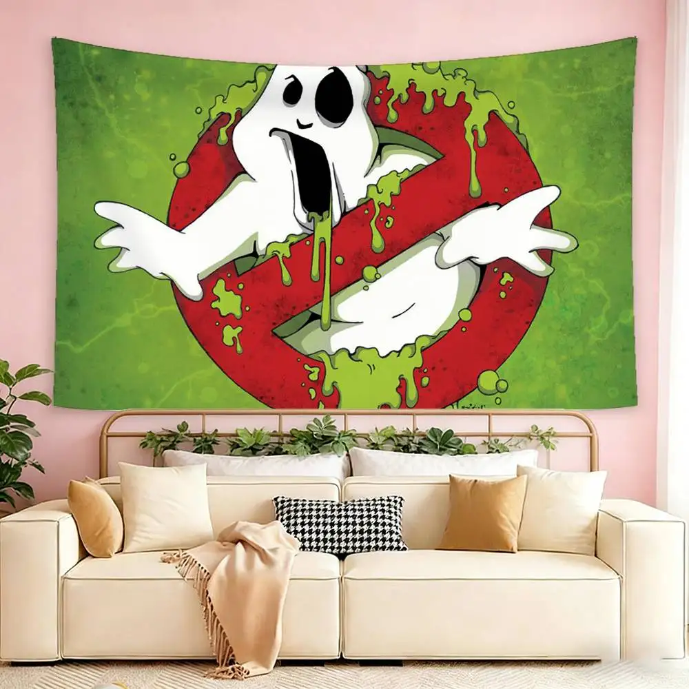 Movie G-Ghostbusters-es Flags Wall Hanging Tapestry Outdoor Garage Room Decorative flag Background