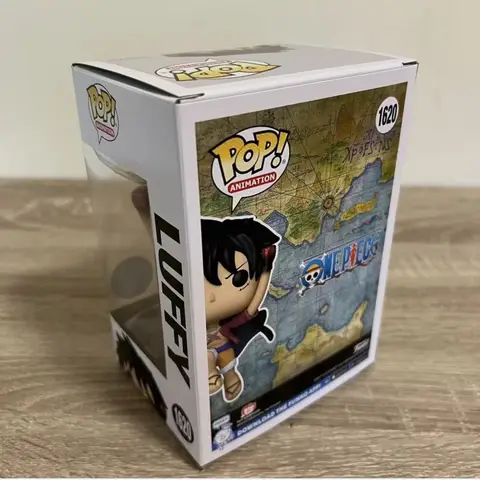 Funko Pop One Piece Genuine Action Doll Model Luffy Uppercut 1620 Vinyl Sculpture Decoration Limited Edition Collection Gift Toy