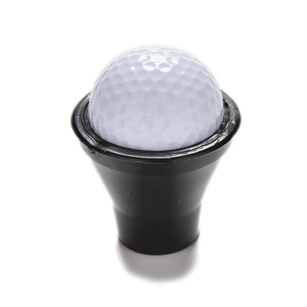 Accessori per l'allenamento del Golf strumenti Black Golf Putter Sucker Finger Ball Retriever Pick up Training Aids 1Pc