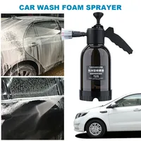 2L Hand Pneumatic Foam Cannon with 2 Types of Nozzle Car Foam Sprayer High Pressure Car Wash Spray Bottle for Car Home Cleaning