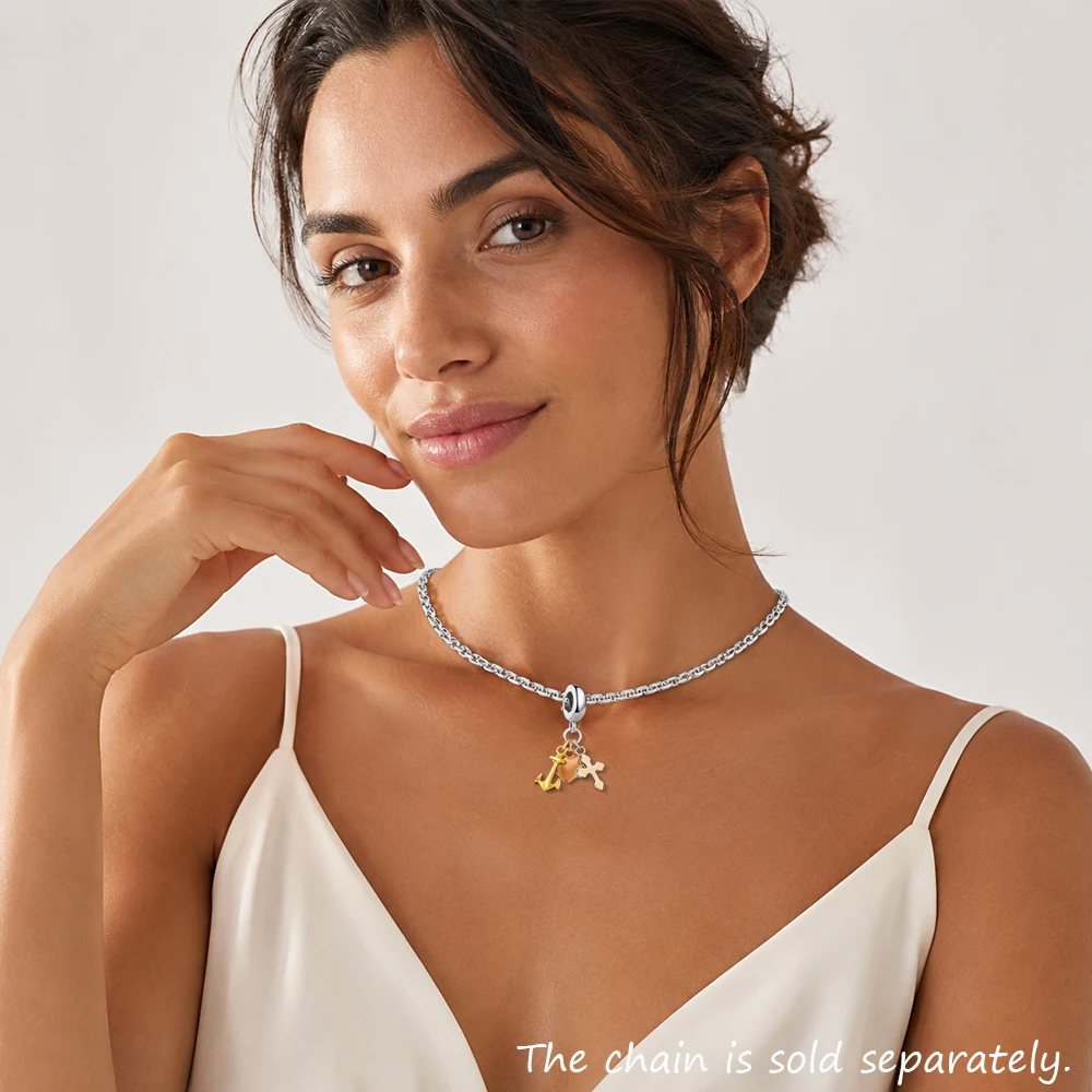 Faith Hope Love Pendant Charm