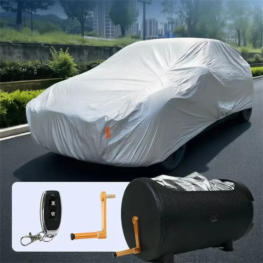 New Automatic Car Cover Car Protective Full Cover Automatic Remote Control Intelligent Sun Protection Heat Insulation Rain Cover