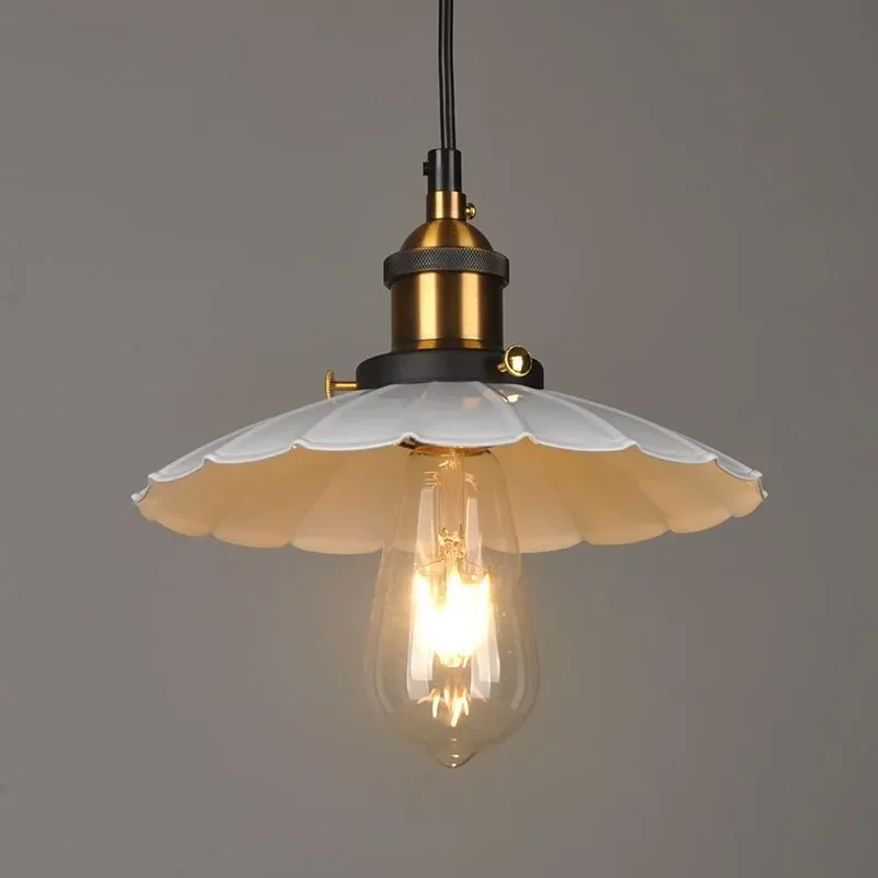 for Single Head Wrought Iron Chandelier Creative Retro Industrial Style Pendant Light for Restaurant Cafe Bar Home Decoration