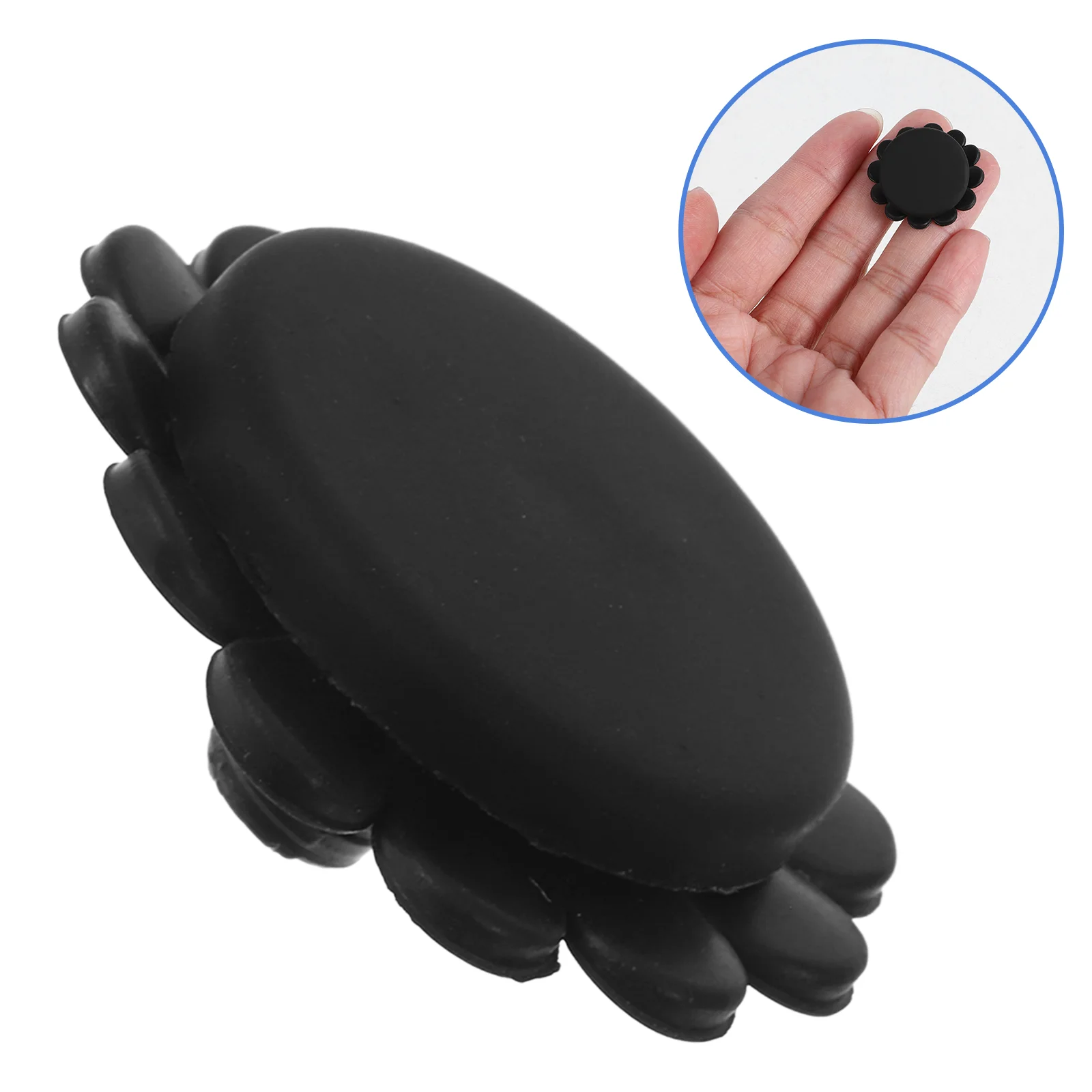 Umbrella Hat Tip Caps Tops Protector Repair 260X260X010CM Professional Tips Plastic Cover Black