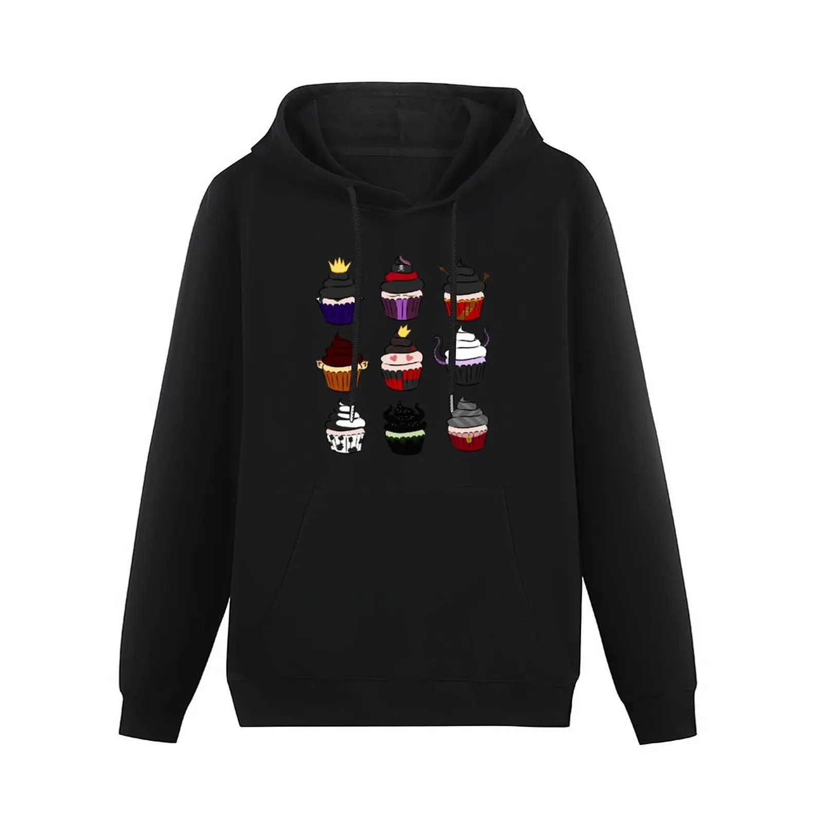 Villains cupcakes Pullover Hoodie japanese style men's autumn clothes men's oversize hoodie