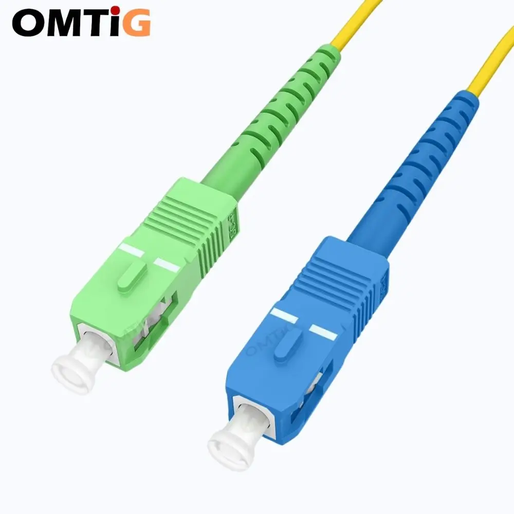 Puente de Cable de parche de fibra de modo único, 10 piezas SC apc-upc, 1m, 3,0mm