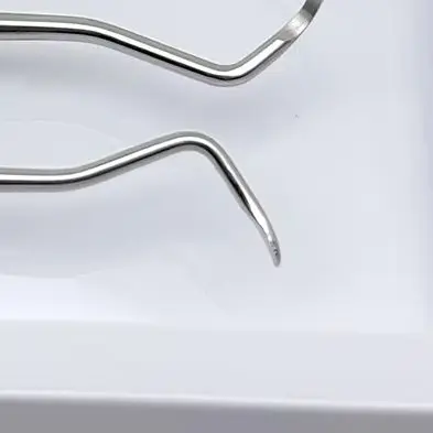 

4 Pcs Stainless Steel Double Ended Tooth Scaler Kit for Dental Cleaning and Exam Hygiene Procedures