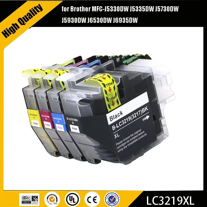 Cartouche d'encre LC3219XL 3219XL LC3219 LC3217, compatible avec Brother MDavid J5330DW J5335DW J5730DW J5930DW J6530DW J6930DW J6935DW