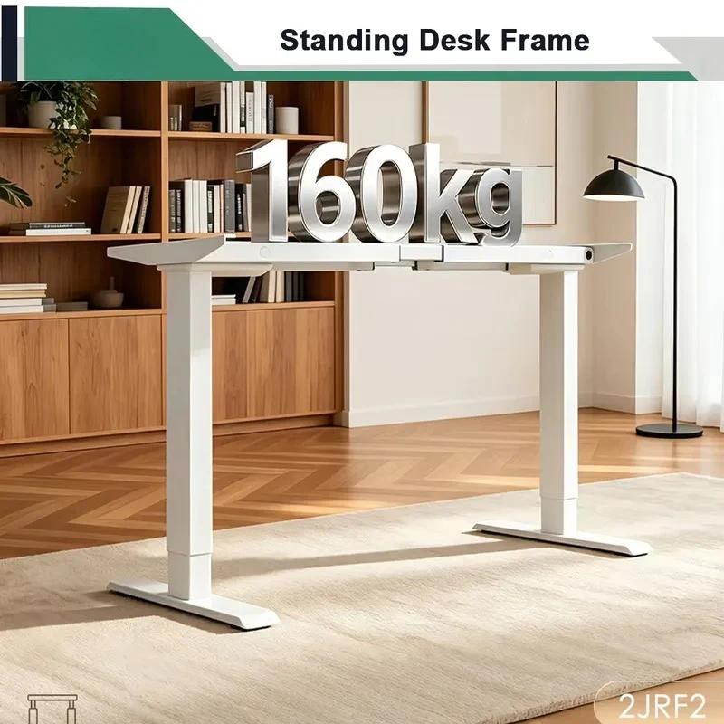 160kgs Load Electric Standing Desk Frame Dual Motor for Adjustable Height Lift Office Tables