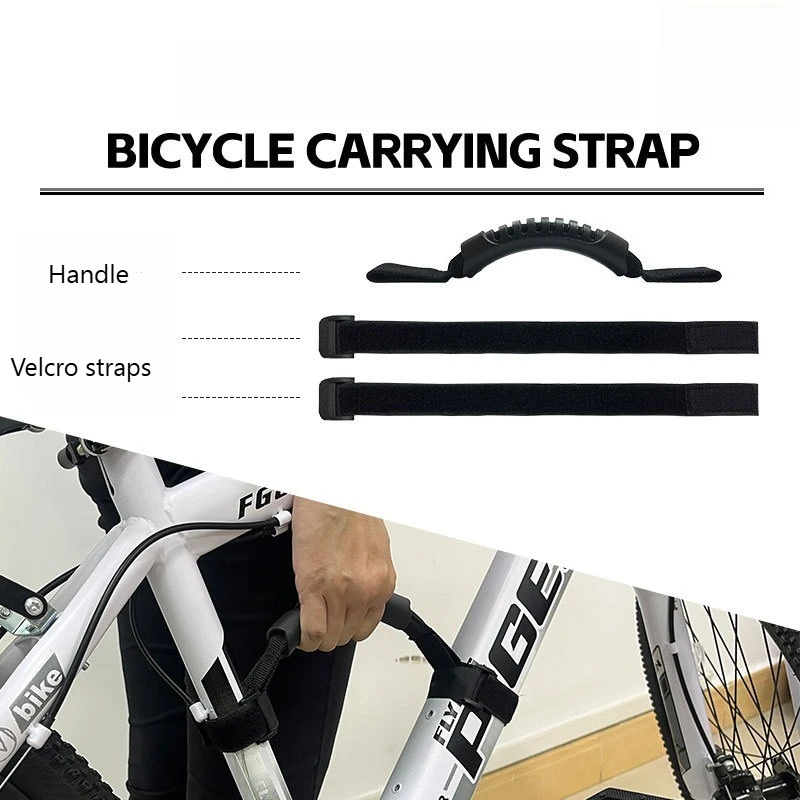 Popular Road Folding Bicycle Lightweight Carrying Strap Portable Mountain Bike Auxiliary Handle