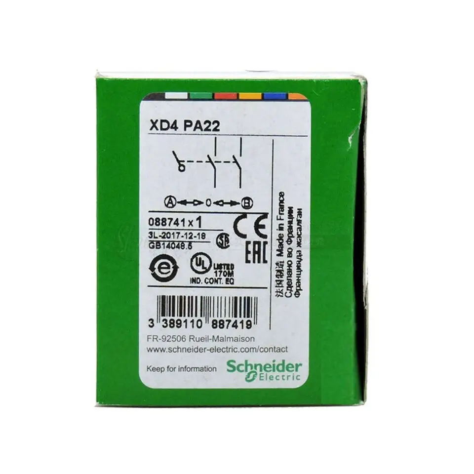 1 шт. новый контроллер Schneider XD4PA22 XD4 PA22 PLC Бесплатная доставка