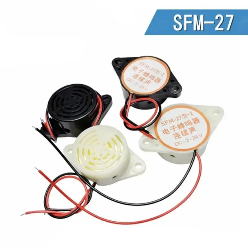 2pcs/lot SFM-27 type 3015A continuous sound 3015B intermittent sound buzzer DC active 3-24V Electronic Buzzers Alarm