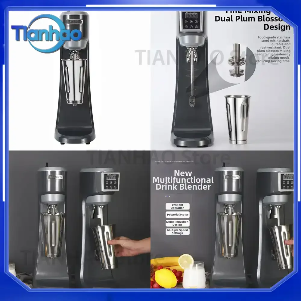 Electric Milk Foam Agitator for Home Coffee Maker One-Button Milk Frother with Quiet Operation Stainless Steel Frothing Head