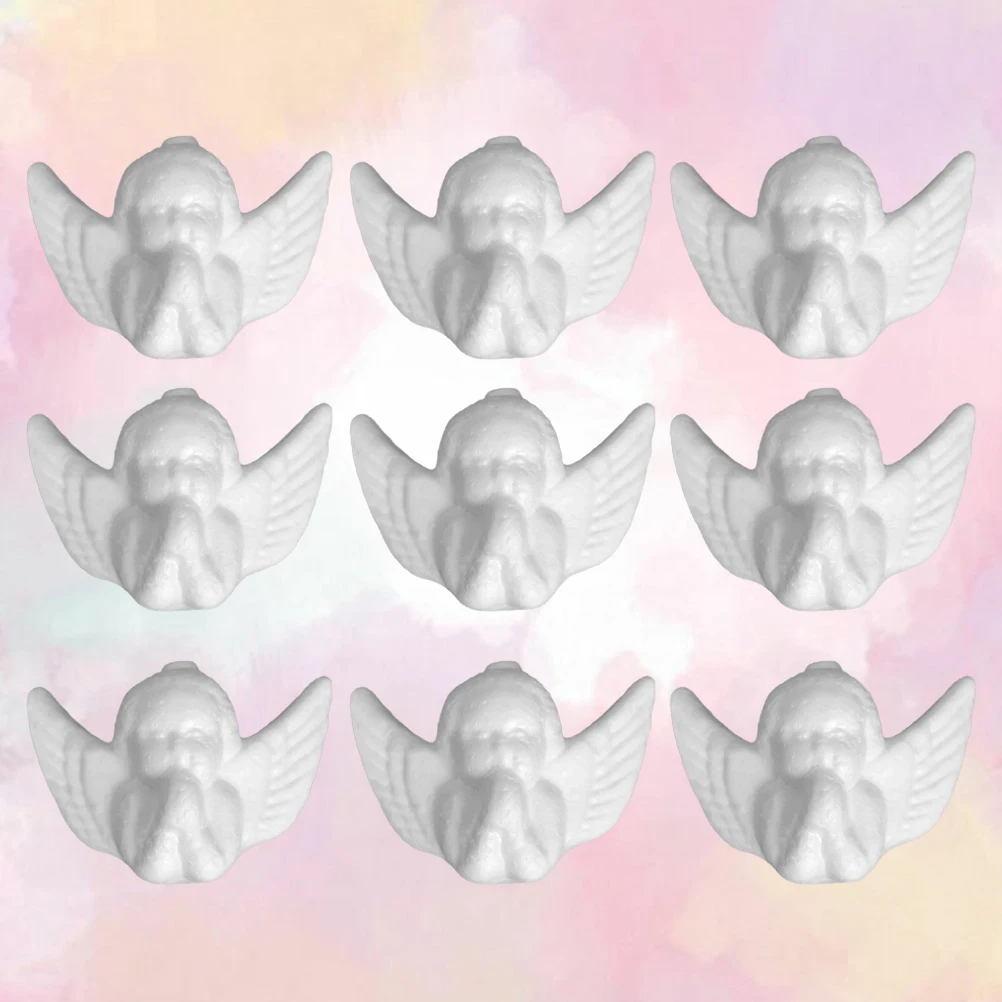 

24 Pcs Prayer Angel Decoration DIY Shape Ornaments Modelling Christmas Party Supplies