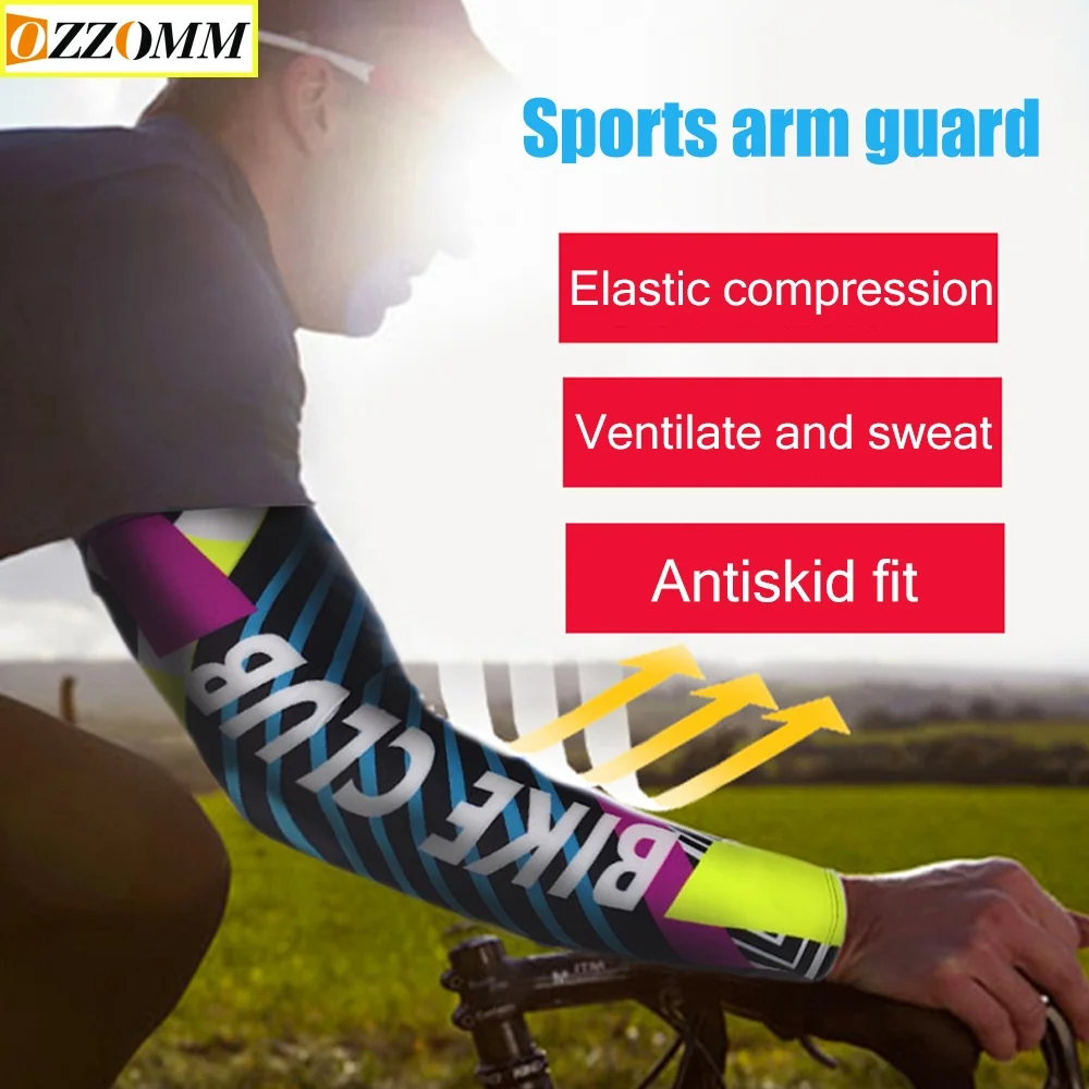 1Pair Outdoor Ice Silk Sleeves, UV Sun Protection Arm Sleeves, Women Men Cooling Compression Arm Cover, Cycling Arm Shield