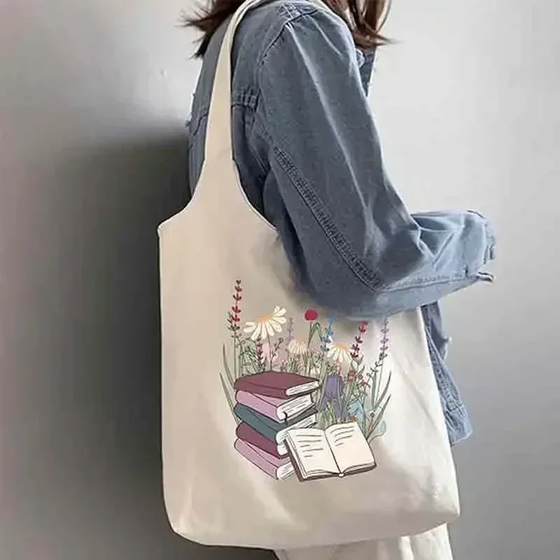 GCB06 Cloth Cotton Totes Bag with Pattern for Shopping Gift