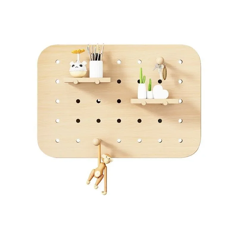 

Solid Wood Hole Board Without Punching Holes Electric Meter Box With Concealed Storage Hole Board Home Foyer Storage Rack