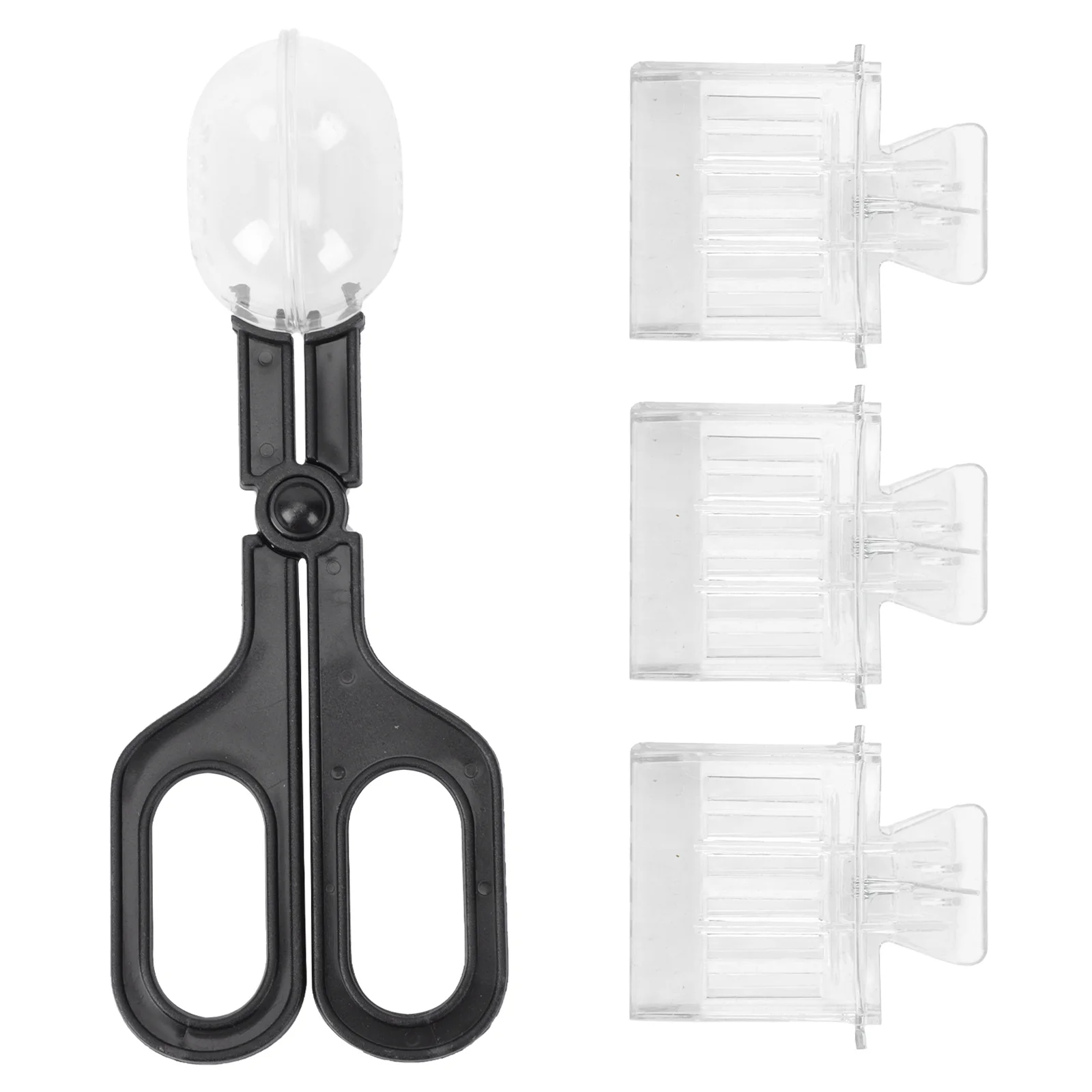 

Scissors Shaped Bees Catching Clamp Queen Catcher Tool Effort-Saving Beekeeping Supplies Hollow Transparent Bee Cage Plastic