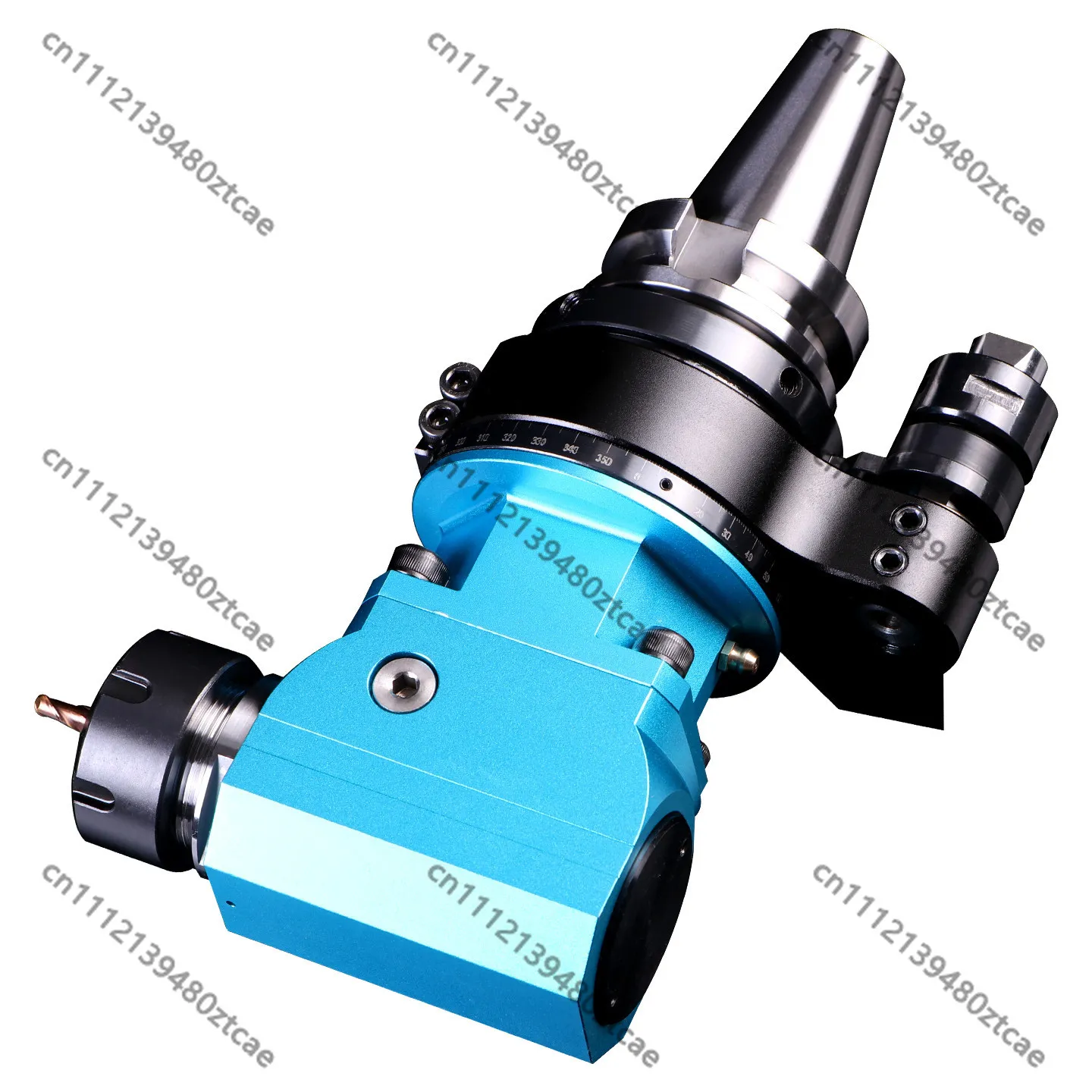 

90 Degree Precision Angle Milling Head Compatible with BT40 BT50 AGER25 AGER32 AGER40 Tool Systems for Side Milling Tasks