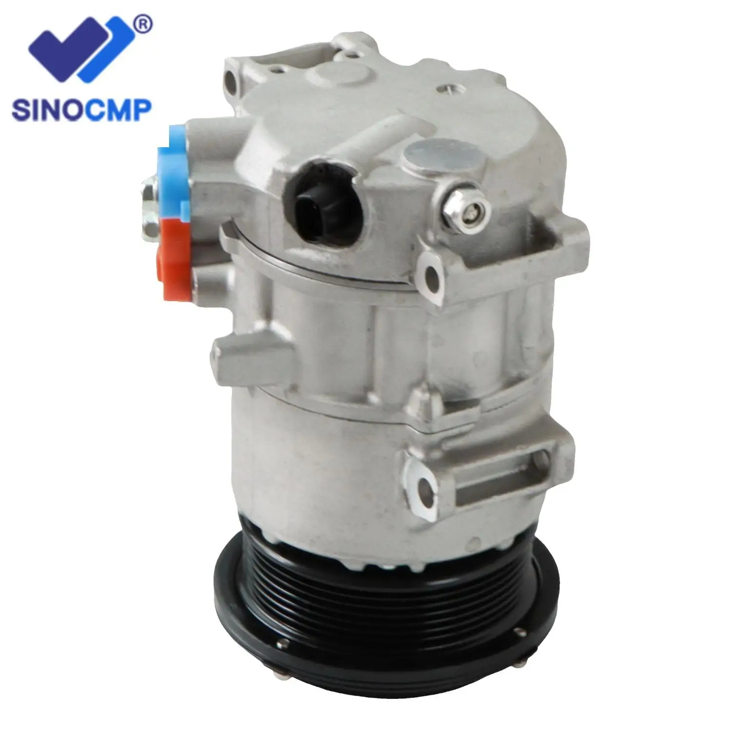 

SINOCMP 12V Air A/C Compressor Aluminum Alloy For 2007-2009 Toyota Camry Fit 2006-2008 RAV4 2.4L CO 11178JC 4472601208, 4710613