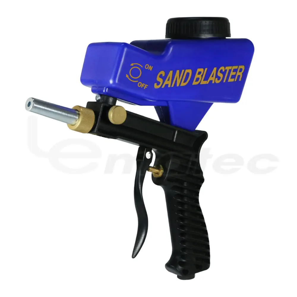 LEMATEC AS118 Gravity Feed Sandblasting Gun Dropshipping Remove Rust Dust Oil Abrasive Tools Sandblaster