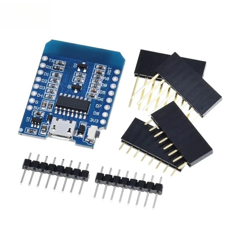 WeMos D1 Mini ESP8266 ESP-12F Модуль ESP12 Плата разработки WiFi Micro USB 3,3 В на базе ESP-8266EX 11 Цифровой контакт для Arduino