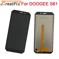 Original For DOOGEE S51 S61 LCD Display Screen + Touch Panel Digitizer Replacement For DOOGEE S61 Pro LCD Display