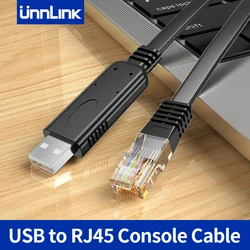 Unnlink USB to RJ45 Console Cable RS232 Serial Adapter for Computer Laptop Switch Router Server Converter RJ 45 8P8C Cord