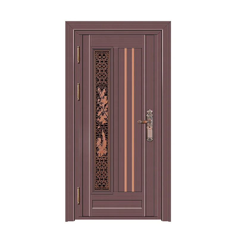 

Customization Modern Design Customized Anti-Theft Waterproof Hinged Metal Door Stainless Steel Entry