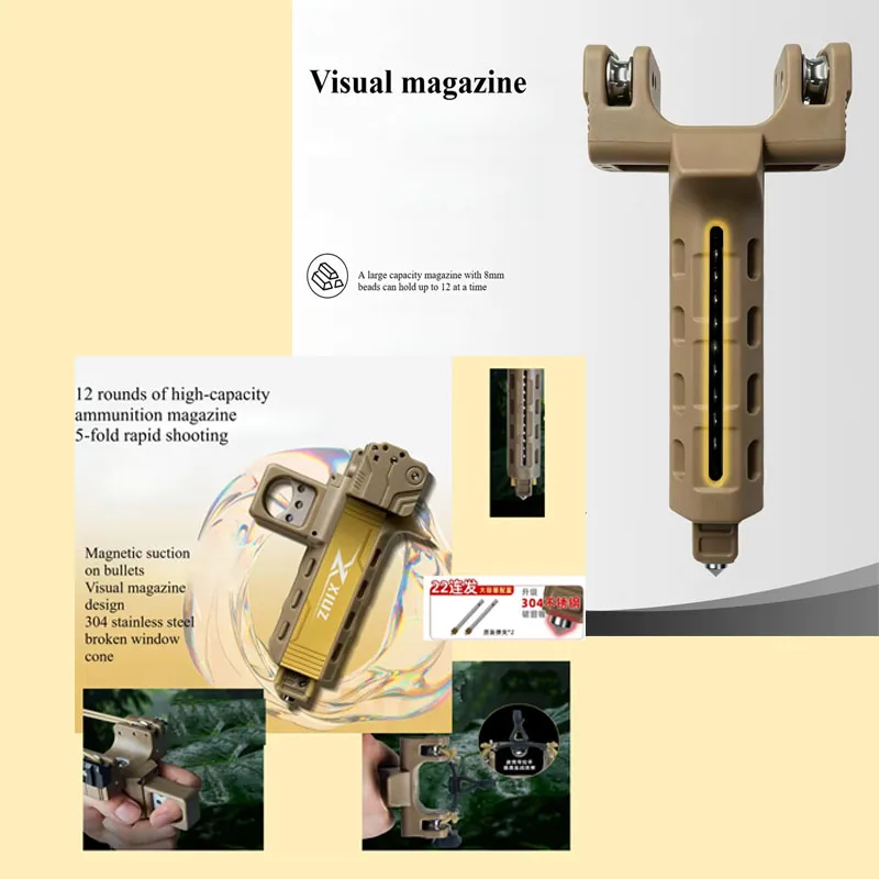 New automatic loading V5 rapid fire equipment for outdoor adult use, continuous shooting, competitive shooting, hunting