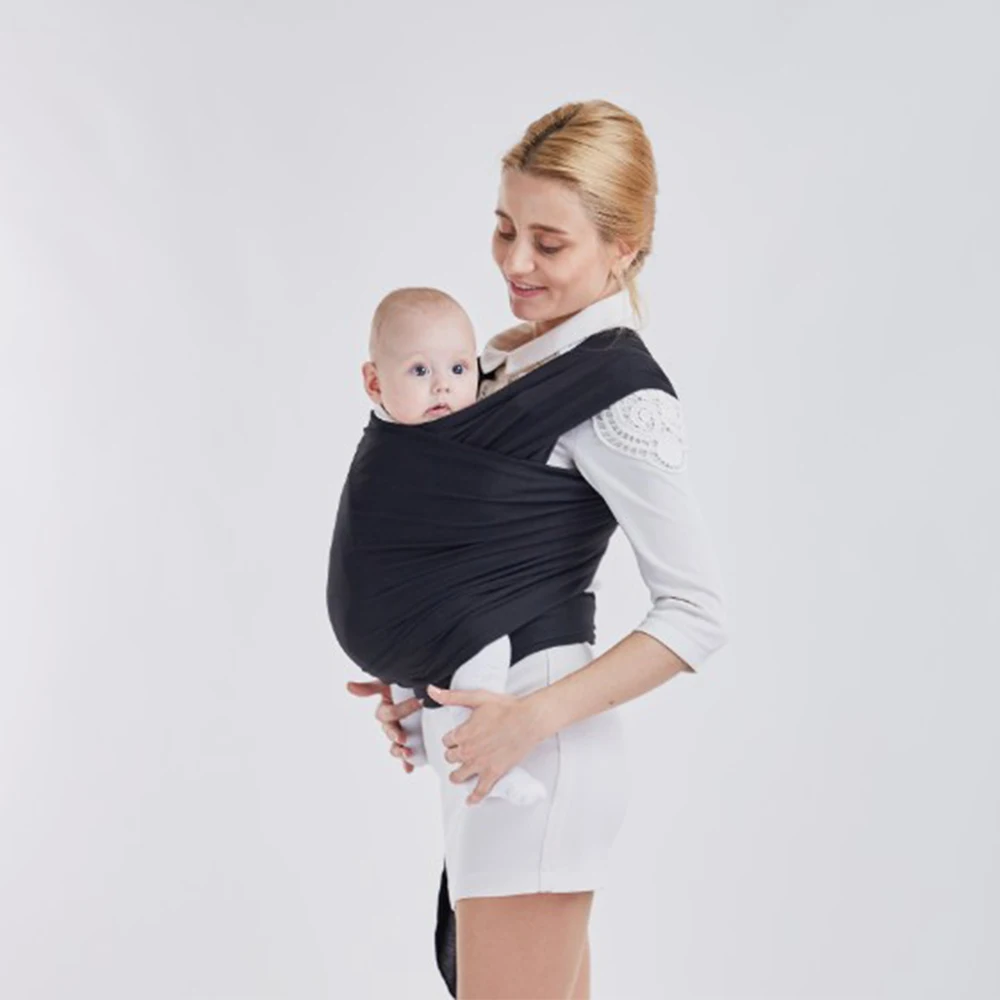 Original Stretchy Baby Wrap Carrier, Sling Infantil, Perfeito para bebês recém-nascidos e crianças, até 35 Lbs