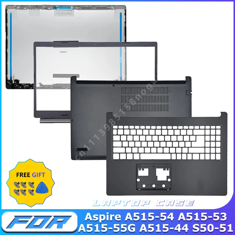 Coque inférieure d'ordinateur portable, coque arrière LCD, cadre LCD, coque supérieure pour A515-53 A515-55G A515-54 A515-44 S50-51 Aspire, pièce de rechange