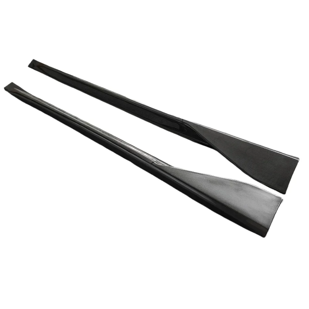 

True carbon fiber MP style rear bumper with side skirts and long skirts for BMW G80 M3 G82 M4 side door bumper body kit
