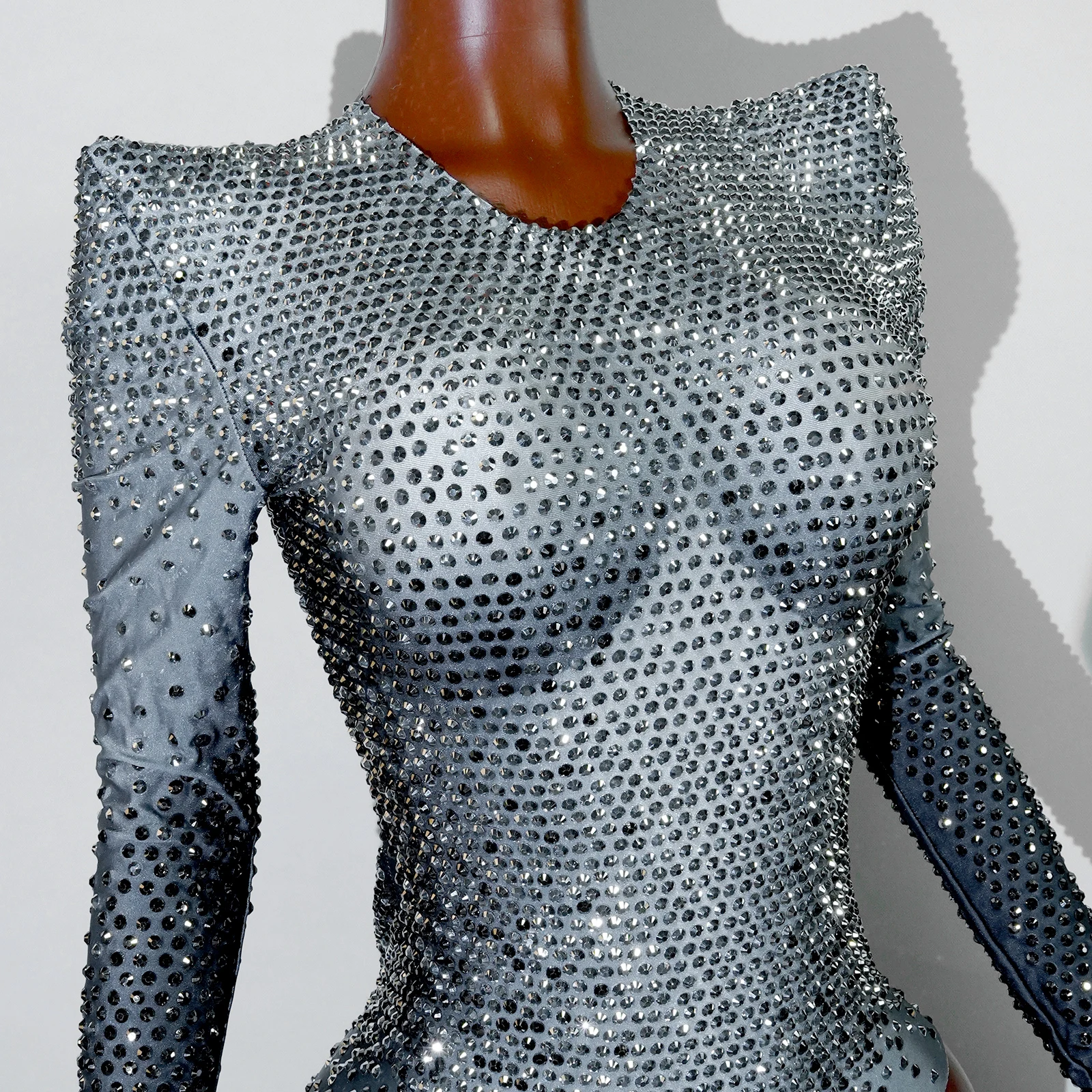 مثير الراين ارتداءها النساء حفلة موسيقية الرقص المغني زي مساء عيد ميلاد تظهر ملهى ليلي سحب الملكة الزي مرحلة الأداء