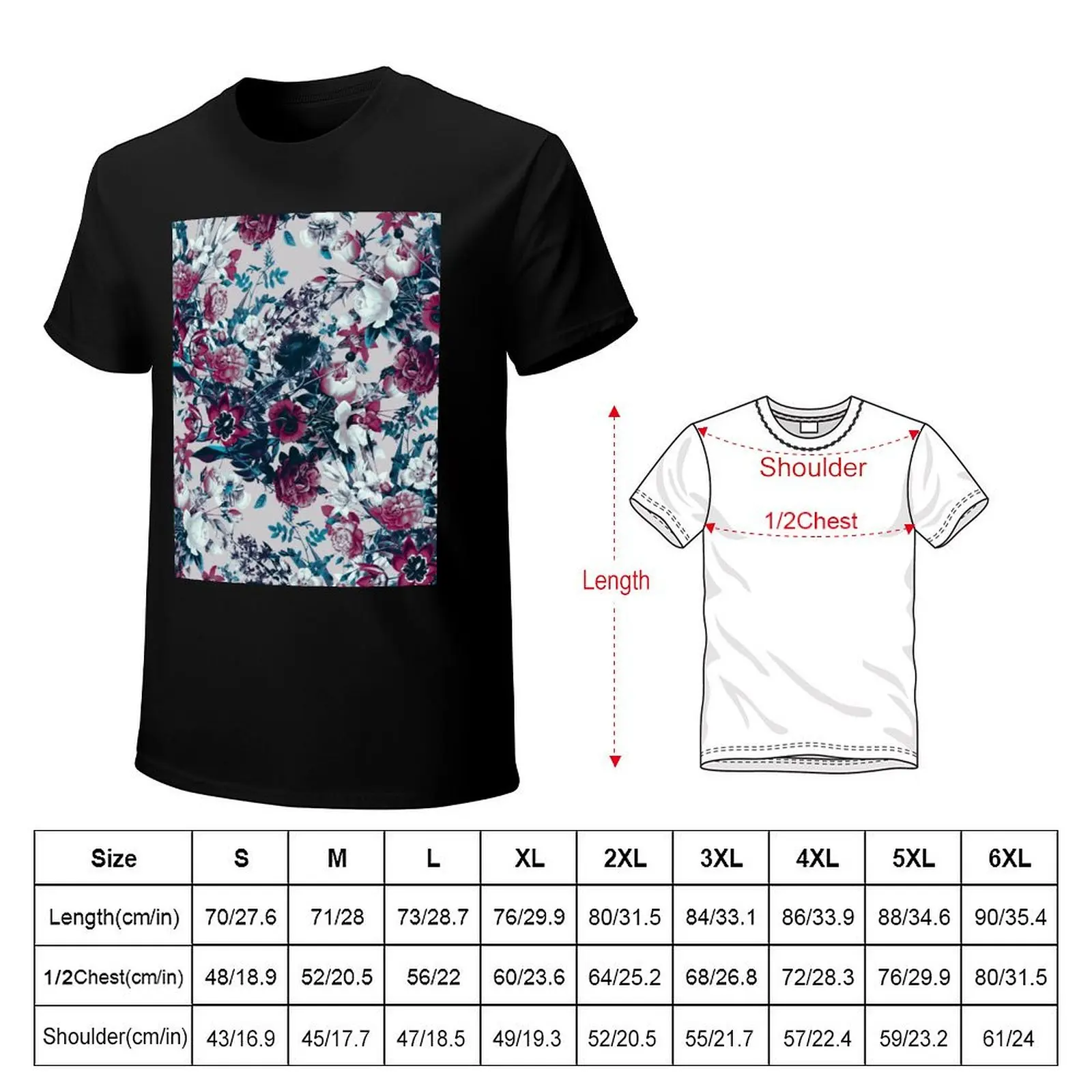 Macigal Garden VII T-Shirt Lightweight Casual Summer T-Shirt