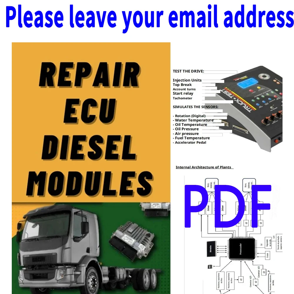 Repair Diesel ECU Electronics Modules Mapped Schemas of PLD Common Rail System Sie-mens for Ford EDC for Volvo for Ben-z