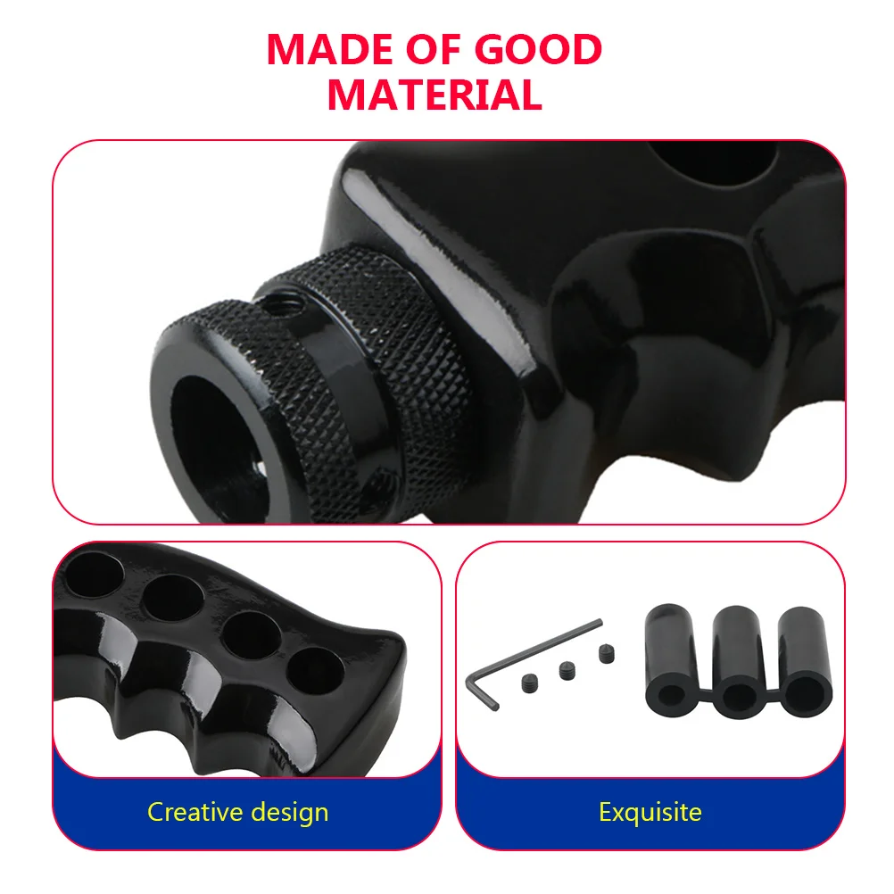 

Knife Handle Knob 13CM Resin Aluminum Manual Gear Stick Car Truck Universal Vehicle Knob Stylish Durable
