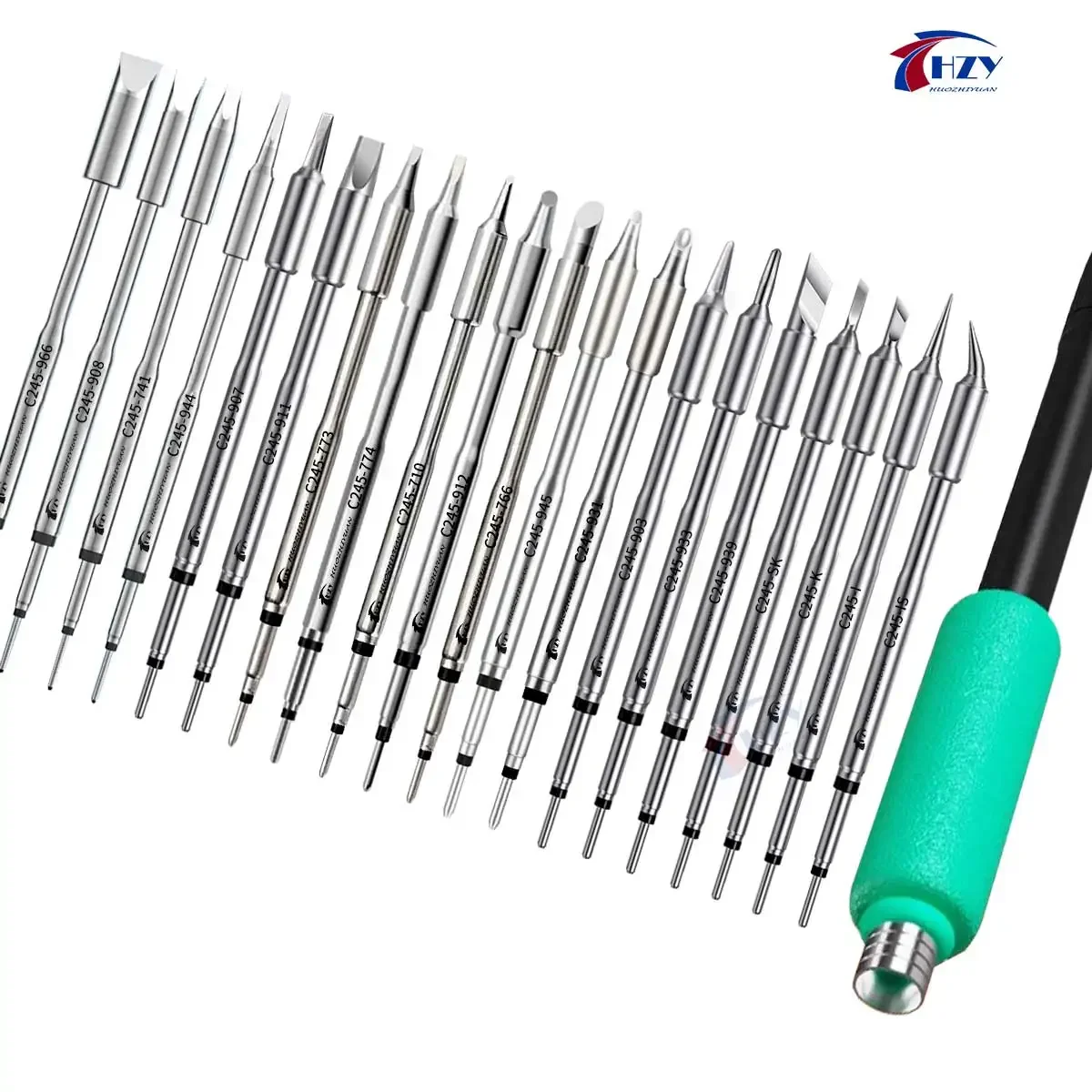 HZY C245 series Soldering Iron Tips I/IS/K/SK/939/945/966 Universal T245 Handle for T245 Soldering Station Phone Repair Tools image 5