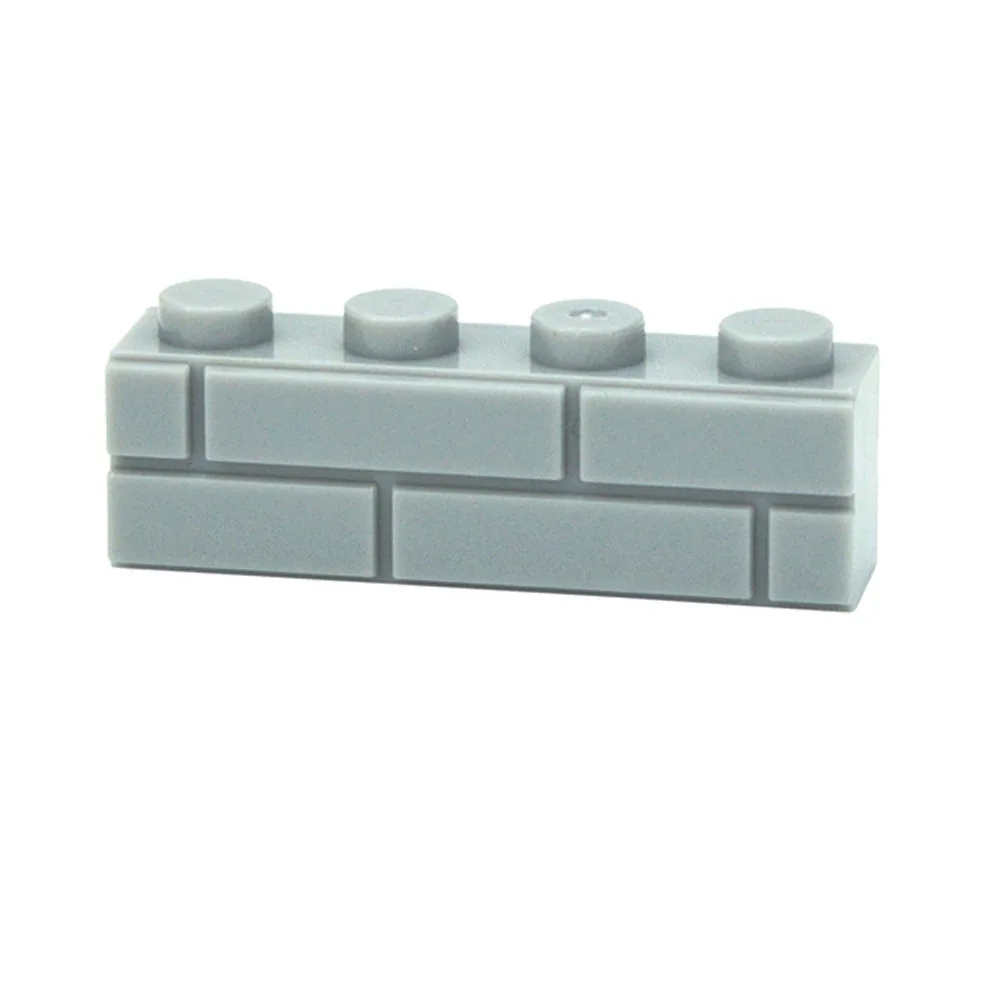 Compatible With LEGO 1x4 Small Particle Building Blocks, 15533 Basic Grid Bricks, And Brick Wall Castle Assembly Components