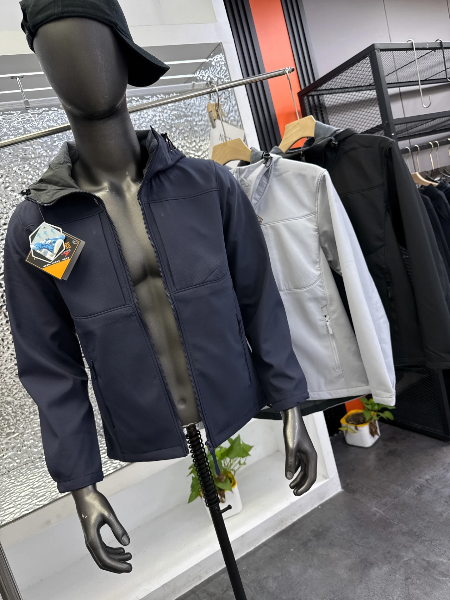 

Мужская уличная куртка Softell Jaet с капюшоном, ветрозащитная, водонепроницаемая, с подкладкой Fce, с длинной застежкой-молнией, спортивная Sle, полиэфирное волокно