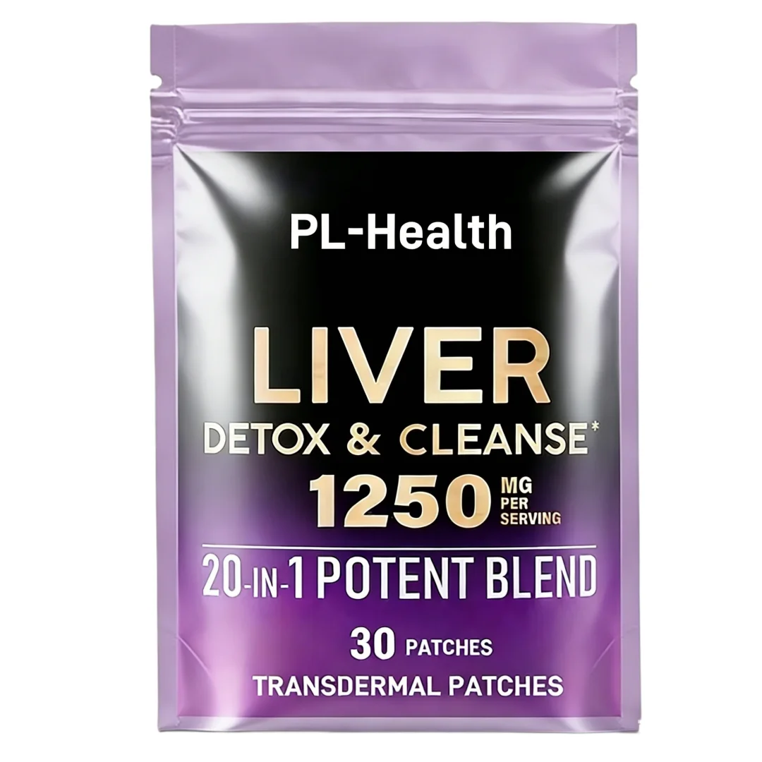 30 Patches Liver Cleanse Detox & Repair Transdermal Patches With Milk Thistle Dandelion Burdock Root Liver Support