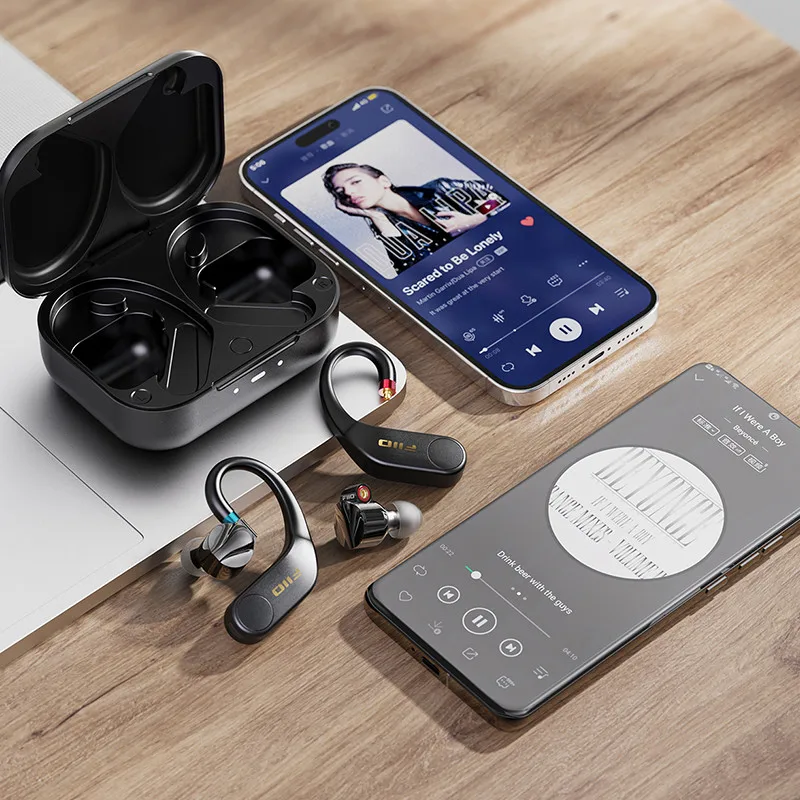 FiiO UTWS5 2025 True Wireless Bluetooth Earbuds Hook Headphone Amp for IEMs Hi-Res 96kHz/24bit LDAC MMCX/0.78 2pins