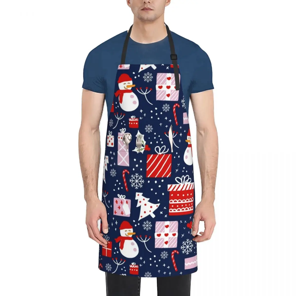 

Winter Pattern Apron japanese woman Household Items Useful Apron