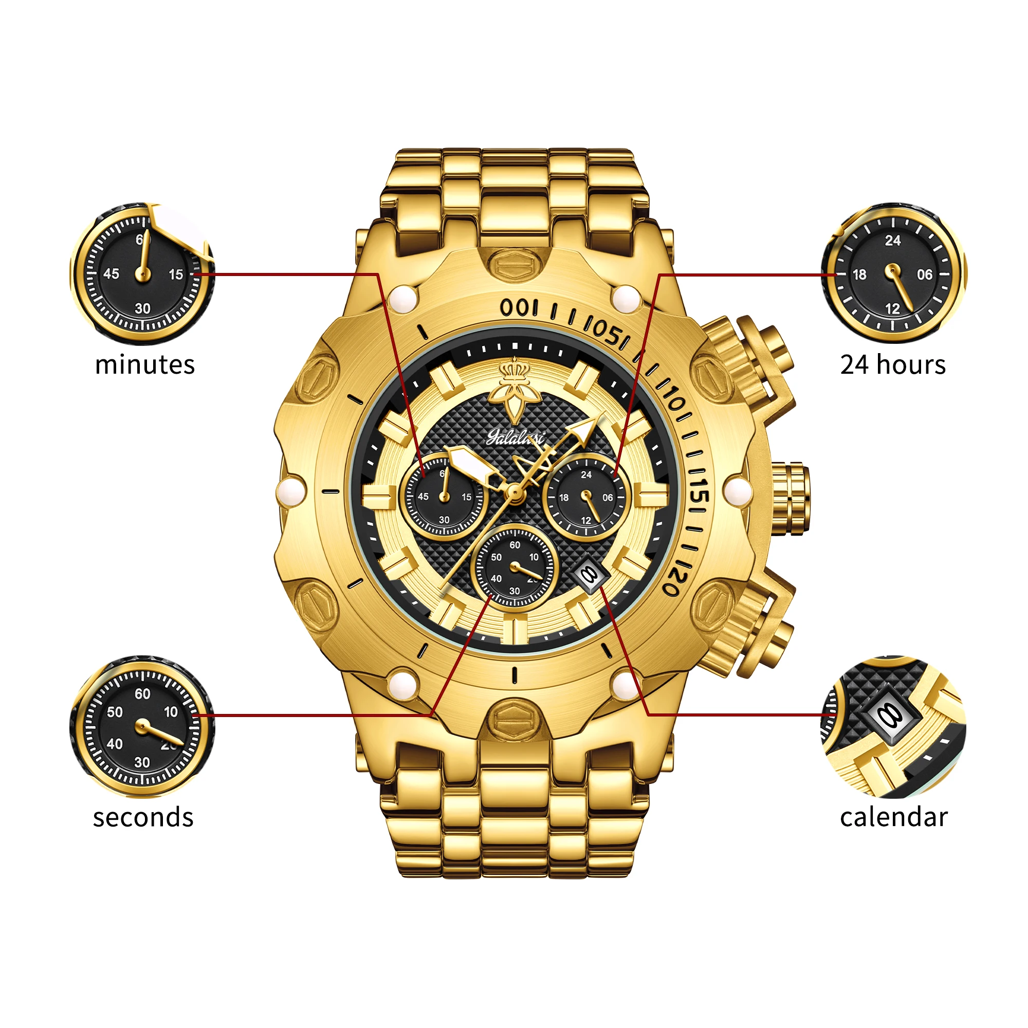 YaLaLuSi Men’s Watch Brands: Large-Dial Mechanical and Quartz Designs, Multifunctional, Casual and Distinctive Timepieces