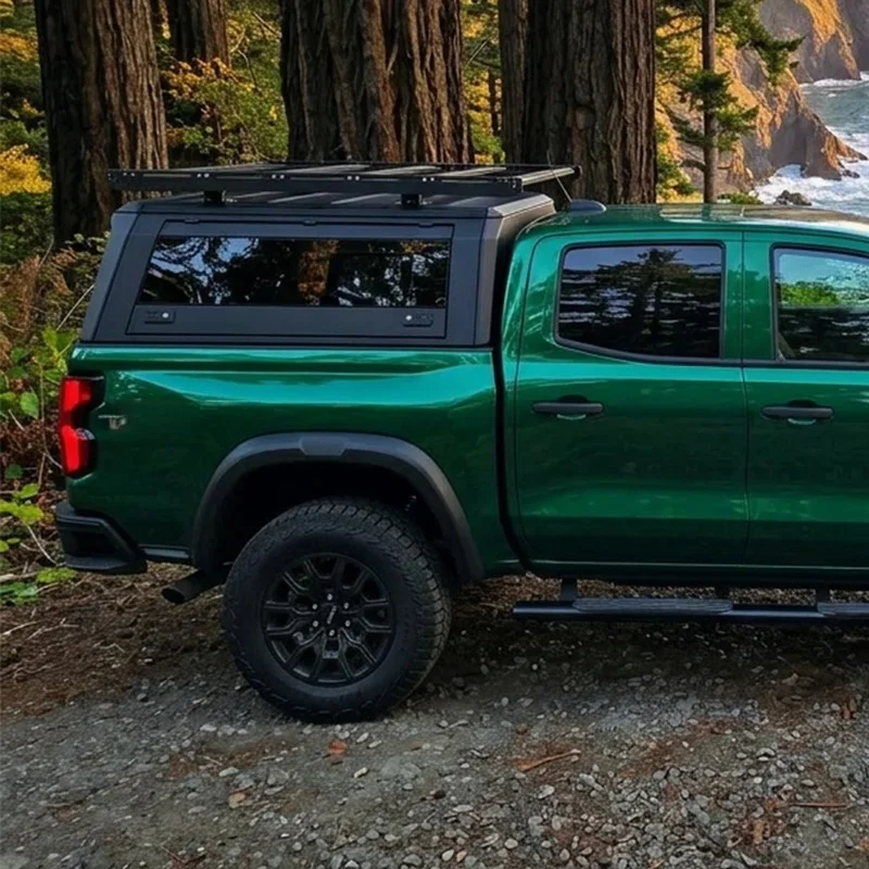 New Style Weather Resistant Sport Style Aluminum Alloy High Hardtop Pickup Canopy Custom Fit