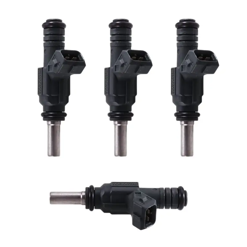 For 3.2L V6 2004-2006 Golf 1.8L Turbo 06A906031S 4Pcs Car Fuel Injectors Nozzle 0280155897